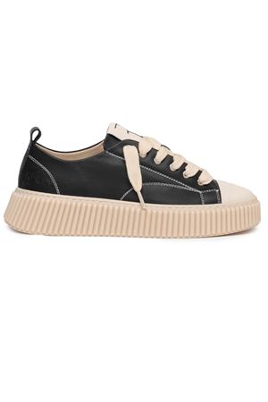 Sneakers 2020 Treble in pelle nera RHUN | 2020BIANCONERO