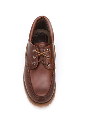 Brown leather Acadia lace-up loafers SEBAGO | 70015M0922