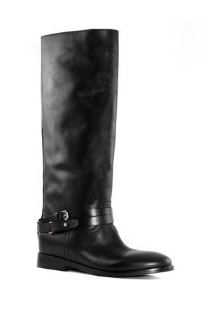 Black leather high boot STRATEGIA | A5674NERO