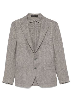 Blazer in misto lana vergine grigio TAGLIATORE | 1SMC22K340262G1165