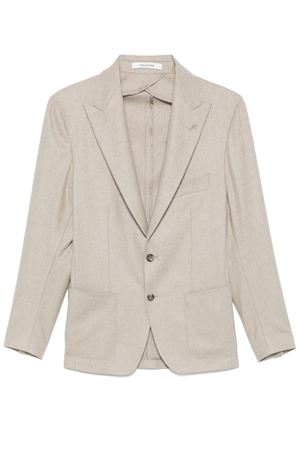 Beige virgin wool-cashmere blend blazer TAGLIATORE | 1SMC26KC90041A3279