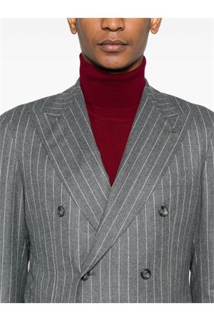 Grey virgin wool pinstriped suit TAGLIATORE | 2SVS20K11070038G1219