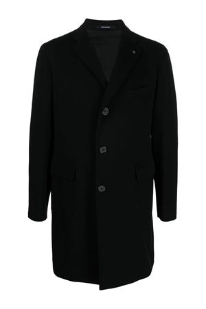 Cappotto monopetto nero TAGLIATORE | CSBMM3W350001N5051