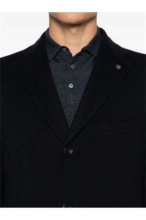 Midnight blue single-breasted coat TAGLIATORE | CSBMM3W350001UB5054