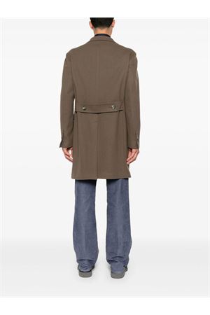 Brown virgin wool blend coat TAGLIATORE | CSBMM3W770065ET858