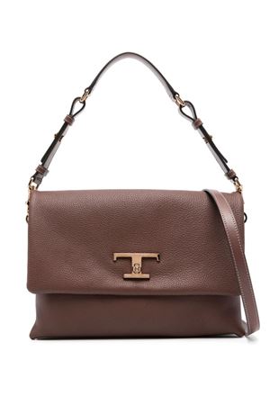 Walnut brown mini T Timeless tote bag TOD'S | XBWTSQC0300T5ZS202