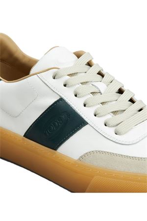 White calf leather sneakers TOD'S | XXM03E0GC50OXQ0EL6