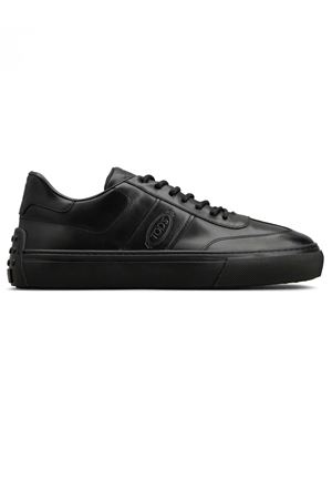 Sneakers in pelle di vitello nera TOD'S | XXM03E0GC50S969999