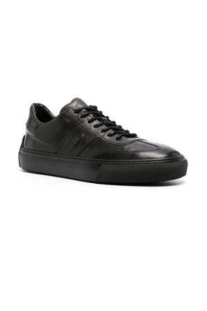 Sneakers in pelle di vitello nera TOD'S | XXM03E0GC50S969999