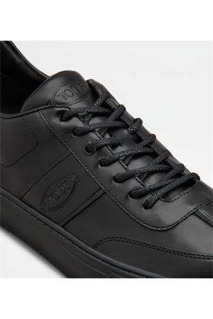 Sneakers in pelle di vitello nera TOD'S | XXM03E0GC50S969999