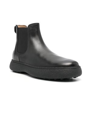 Stivali in pelle di vitello nero TOD'S | XXM06L00P20D90B999