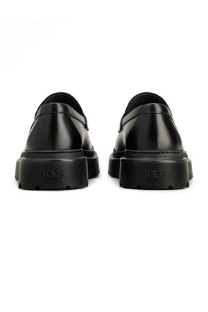 Mocassino in pelle di vitello nero TOD'S | XXM24L0IL50LYGB999