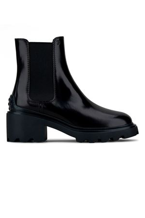 Stivaletto in pelle nera TOD'S | XXW08D0EA10AKTB999