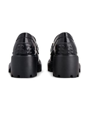 Mocassini in pelle nera TOD'S | XXW08D0IS60SHAB999