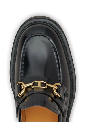 Mocassini in pelle nera TOD'S | XXW08D0IS60SHAB999