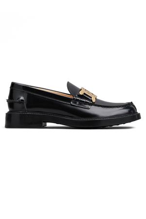 Mocassino in pelle nera TOD'S | XXW59C0EN90SHAB999