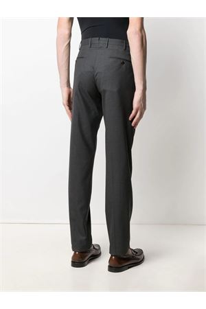 Grey virgin wool slim-fit tailored trousers INCOTEX | 1T00355855T920