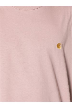 T-shirt Chase in cotone rosa CARHARTT WIP | I02639124C