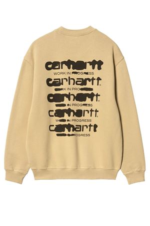 Felpa in jersey di cotone beige CARHARTT WIP | I03286620F