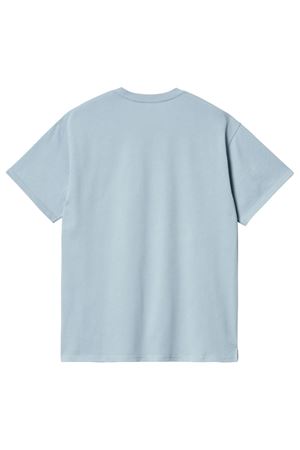 Light blue cotton T-shirt CARHARTT WIP | I0330000RO