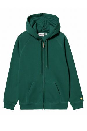 Felpa con cappuccio in cotone verde CARHARTT WIP | I0336641YW