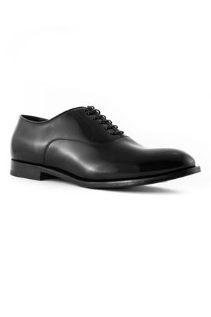 Stringata Oxford in pelle spazzolata nera DOUCAL'S | DU2630YORKUF007NN00.