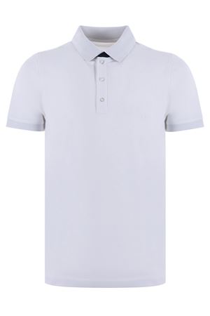 White cotton polo shirt FAY | NPMB248135STDWB001