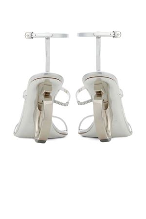 Silver-tone nappa leather sandals FERRAGAMO | 0767757SILVER