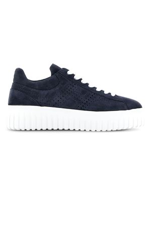 Sneakers In Pelle Blu HOGAN | GYM6450FJ50I9SU801