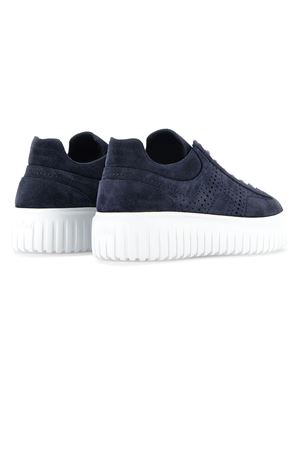 Sneakers In Pelle Blu HOGAN | GYM6450FJ50I9SU801