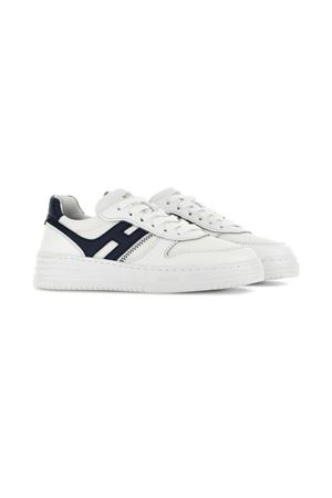 white leather h630 sneakers HOGAN | HXM6300FG70TCY11G1