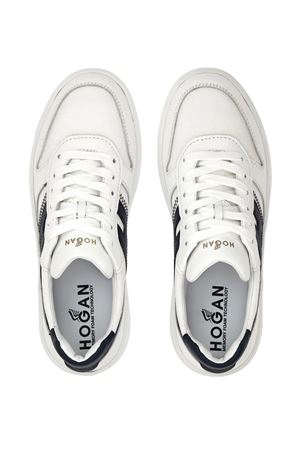 white leather h630 sneakers HOGAN | HXM6300FG70TCY11G1