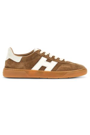 Sneakers In Pelle Marrone HOGAN | HXM6470FB60PJQ64H8