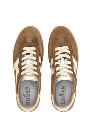 Sneakers In Pelle Marrone HOGAN | HXM6470FB60PJQ64H8