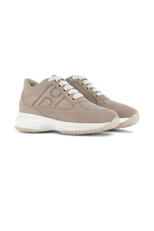 sneakers in pelle beige HOGAN | HXW00N0FH10CR0B416