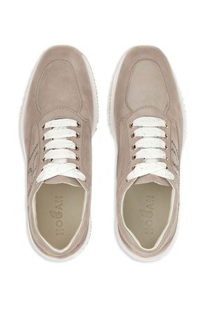 beige leather sneakers HOGAN | HXW00N0FH10CR0B416