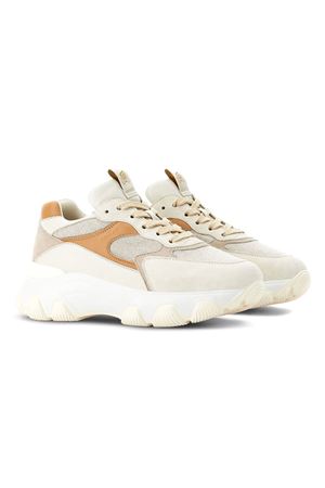 Beige Hyperactive Leather HOGAN | HXW5400DG60T750YSS