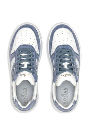 white leather h630 sneakers HOGAN | HXW6300EU50T57137K