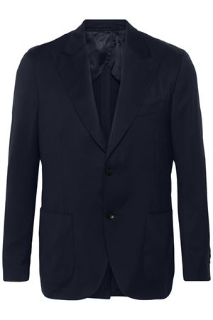 Blazer in lana blu navy LARDINI | EQ688AEEQSK62403850