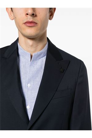 Blazer in lana blu navy LARDINI | EQ688AEEQSK62403850