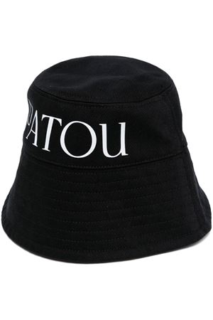 Black cotton bucket hat PATOU | AC0270132999B