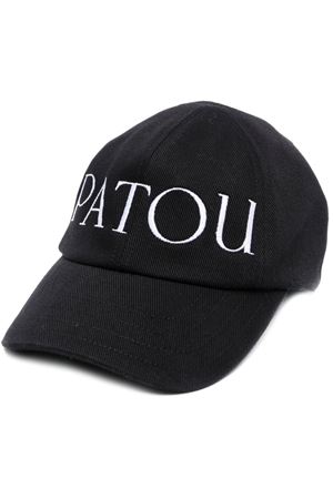 Black cotton baseball cap PATOU | AC0400132999B