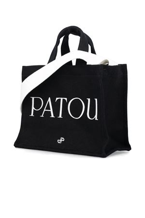 Black organic cotton Tote bag PATOU | AC0440076999B