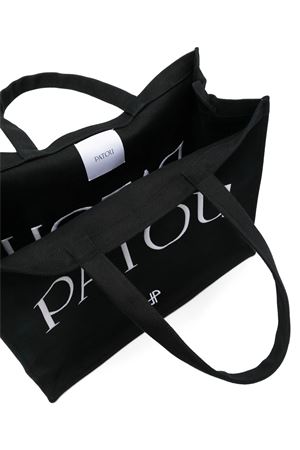 Borsa tote in cotone biologico nero PATOU | AC0450076999B