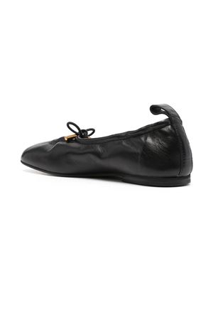 Black calf leather Rosalind ballet flats ALOHAS | S10030304