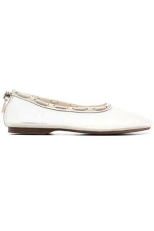 Gill Mesh White Ballet Flats ALOHAS | S10058601