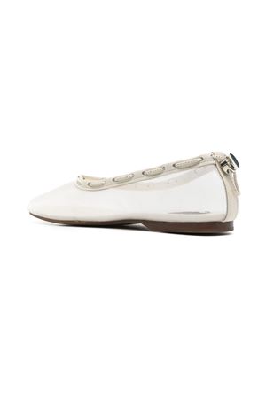 Gill Mesh White Ballet Flats ALOHAS | S10058601