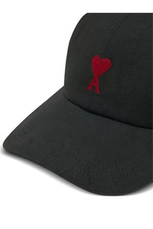 Cappello a tesa larga Ami-de-Coeur nero AMI | BFUCP006.AW0041001