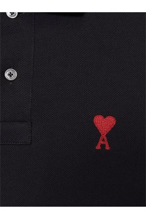 Ami De Coeur Organic-Cotton Polo Shirt AMI | BFUPL001.760001