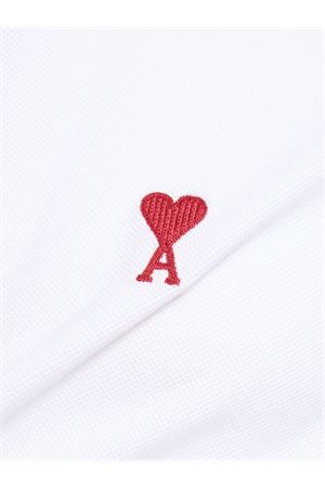 Ami De Coeur Organic-Cotton Polo Shirt AMI | BFUPL001.760100